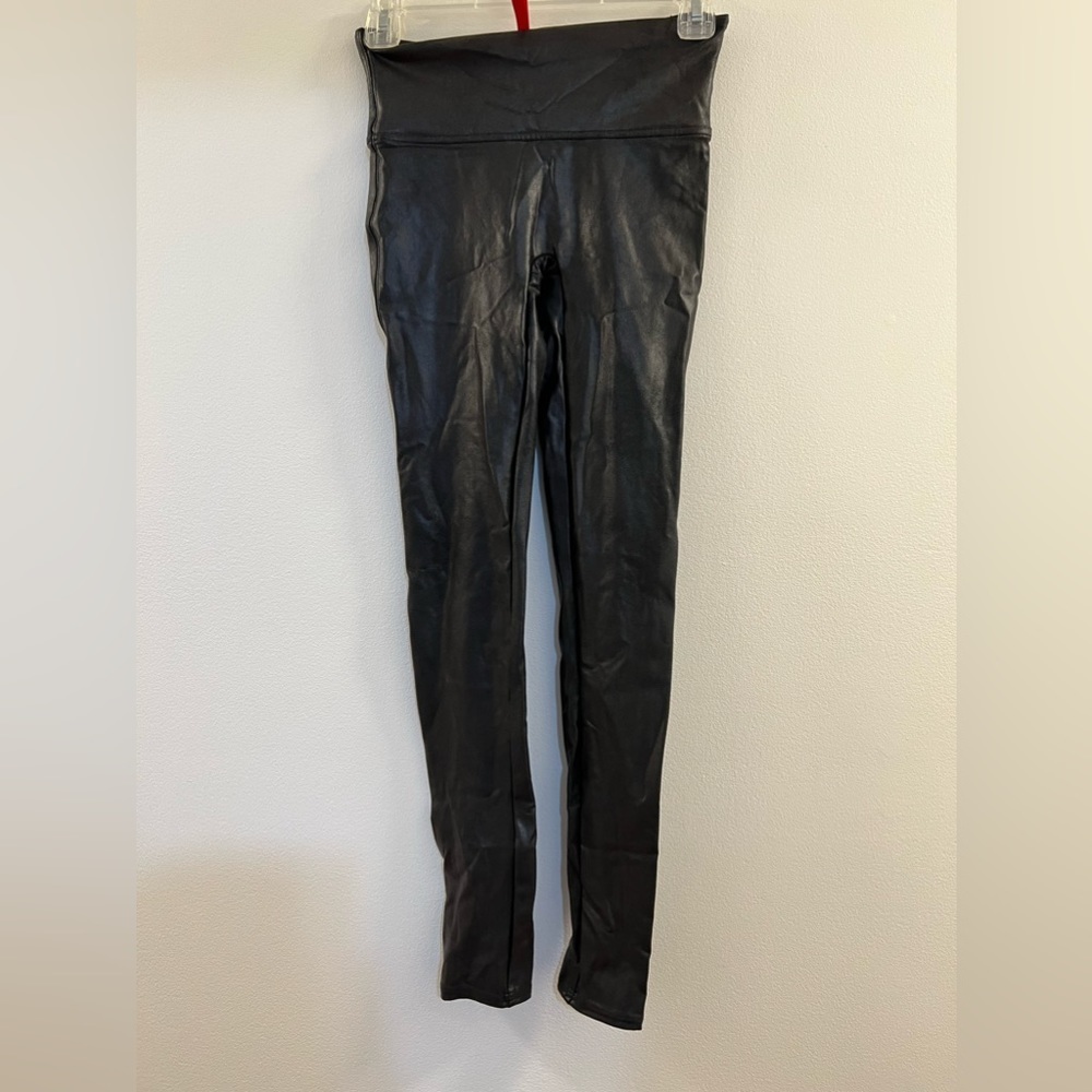 Spanx Faux Leather Leggings in Black - Picture 14 of 14